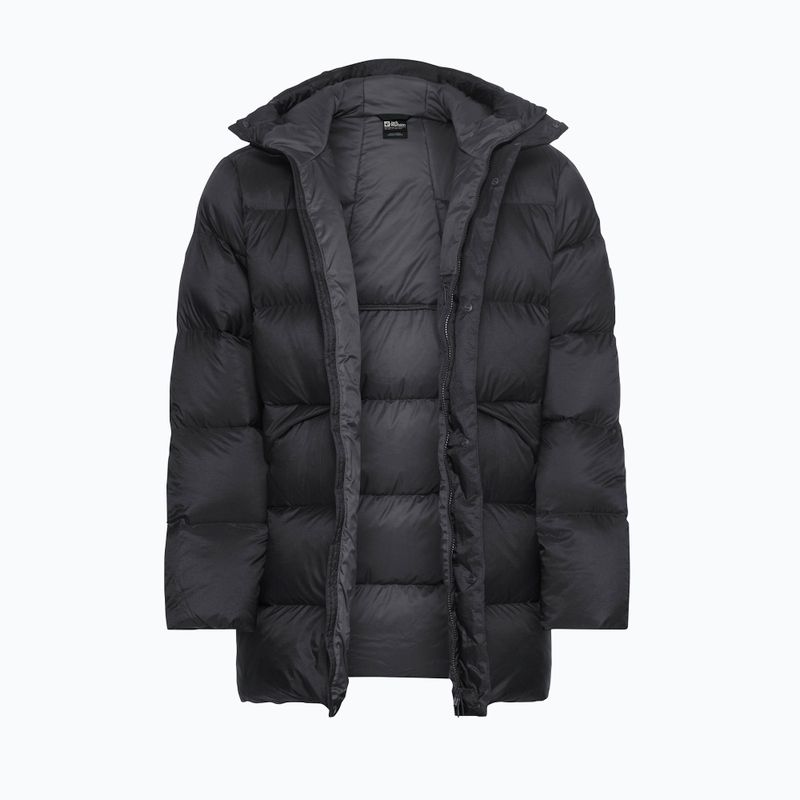 Geacă cu puf pentru bărbați Jack Wolfskin Icy Hill Coat Rds black 9