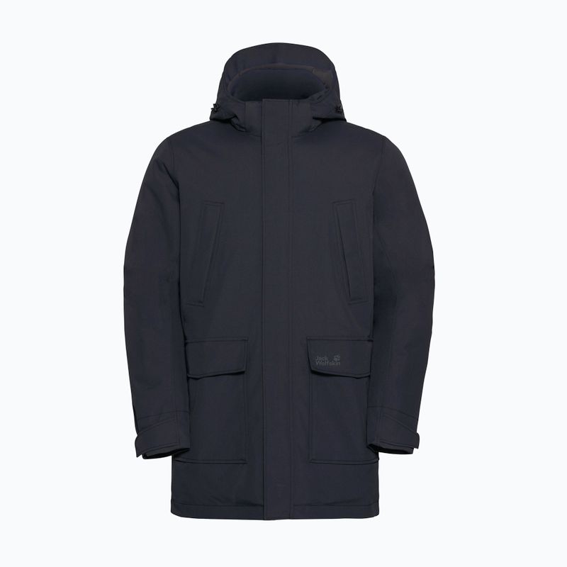 Geacă de ploaie pentru bărbați Jack Wolfskin Canyon Shield Parka dark navy 7