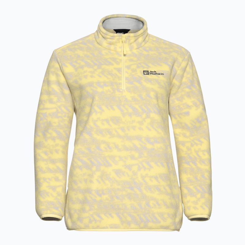 Bluză de trekking pentru femei Jack Wolfskin Big Sky Half Zip lemon ice 6