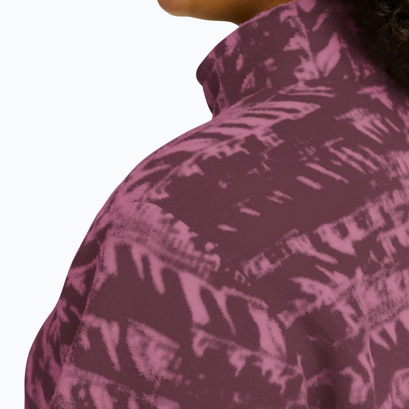 Bluză de trekking pentru femei Jack Wolfskin Big Sky Half Zip raisin 5