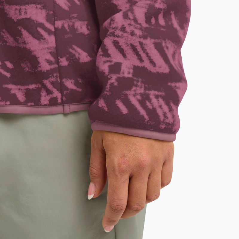 Bluză de trekking pentru femei Jack Wolfskin Big Sky Half Zip raisin 6