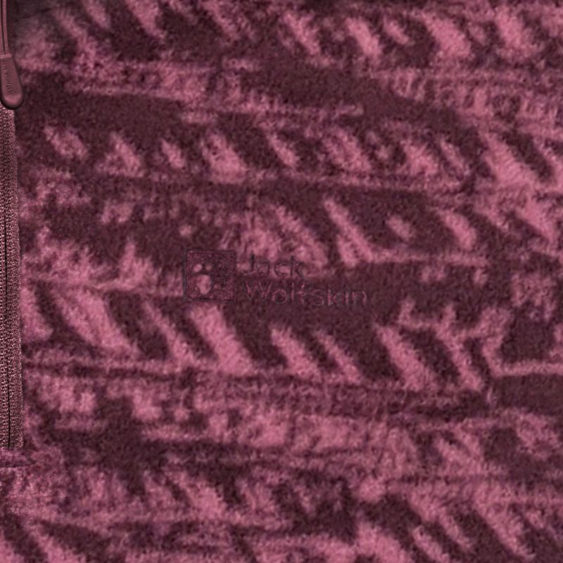 Bluză de trekking pentru femei Jack Wolfskin Big Sky Half Zip raisin 9