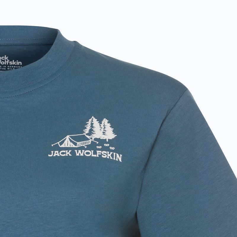 Tricou pentru femei Jack Wolfskin Cadena tent aluminium blue 7