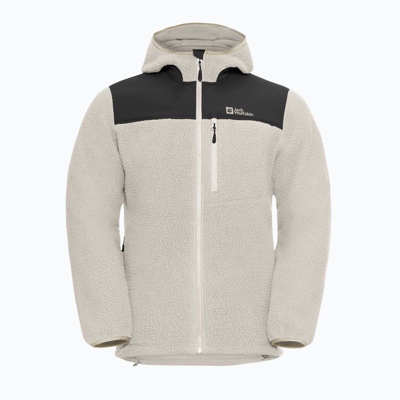 Bluză fleece pentru bărbați Jack Wolfskin Kammweg Pile Fz pale sand 7