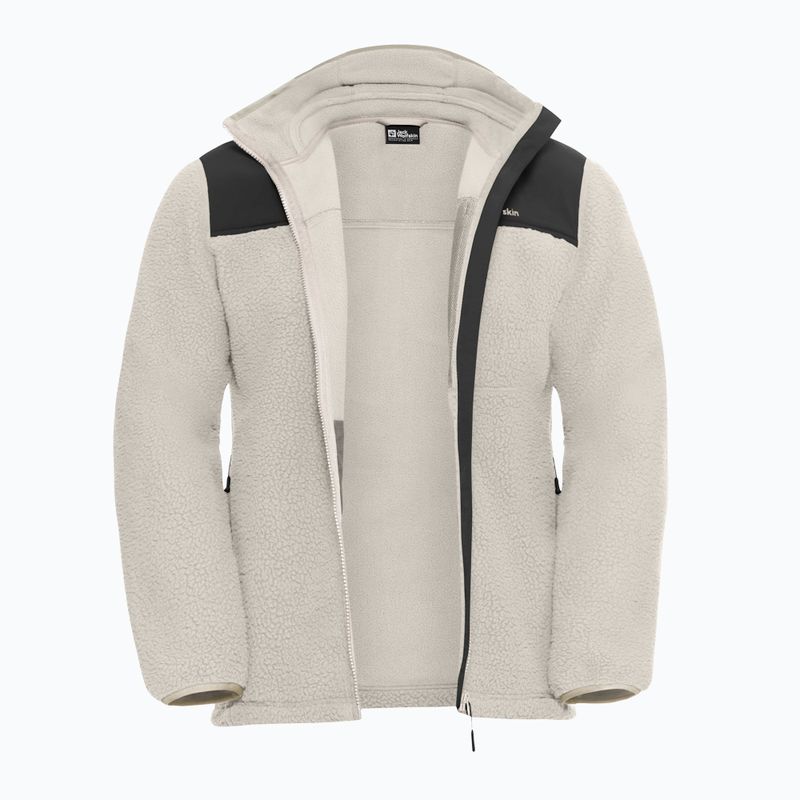 Bluză fleece pentru bărbați Jack Wolfskin Kammweg Pile Fz pale sand 9