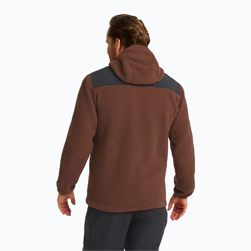 Bluză fleece pentru bărbați Jack Wolfskin Kammweg Pile Fz hot choc 3