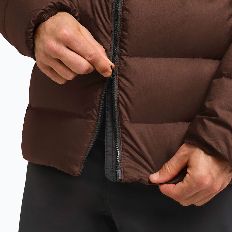 Geacă cu puf pentru bărbați Jack Wolfskin Nebelhorn Down Hoody hot choc 5