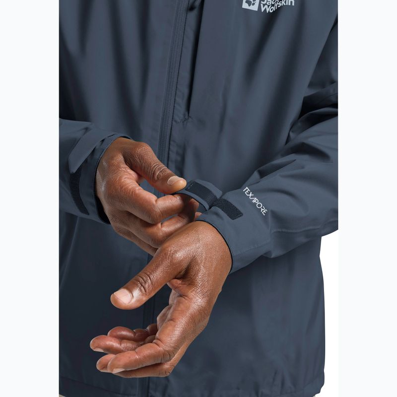 Geacă de ploaie pentru bărbați Jack Wolfskin Tempest 2l midnight sky 6