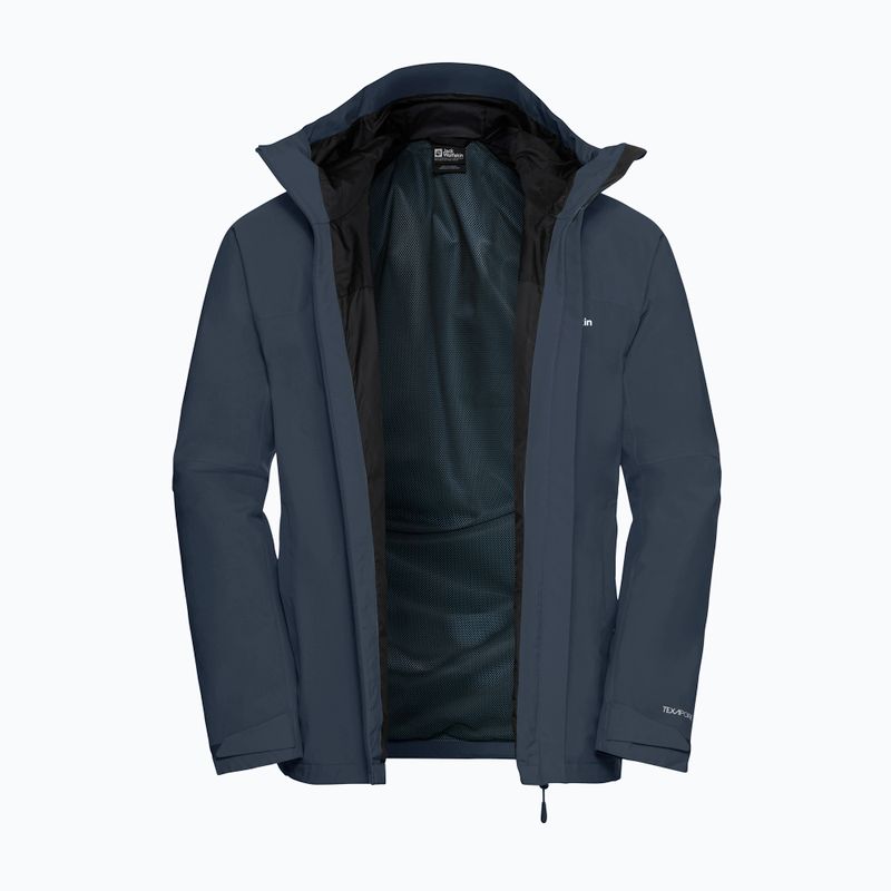 Geacă de ploaie pentru bărbați Jack Wolfskin Tempest 2l midnight sky 10
