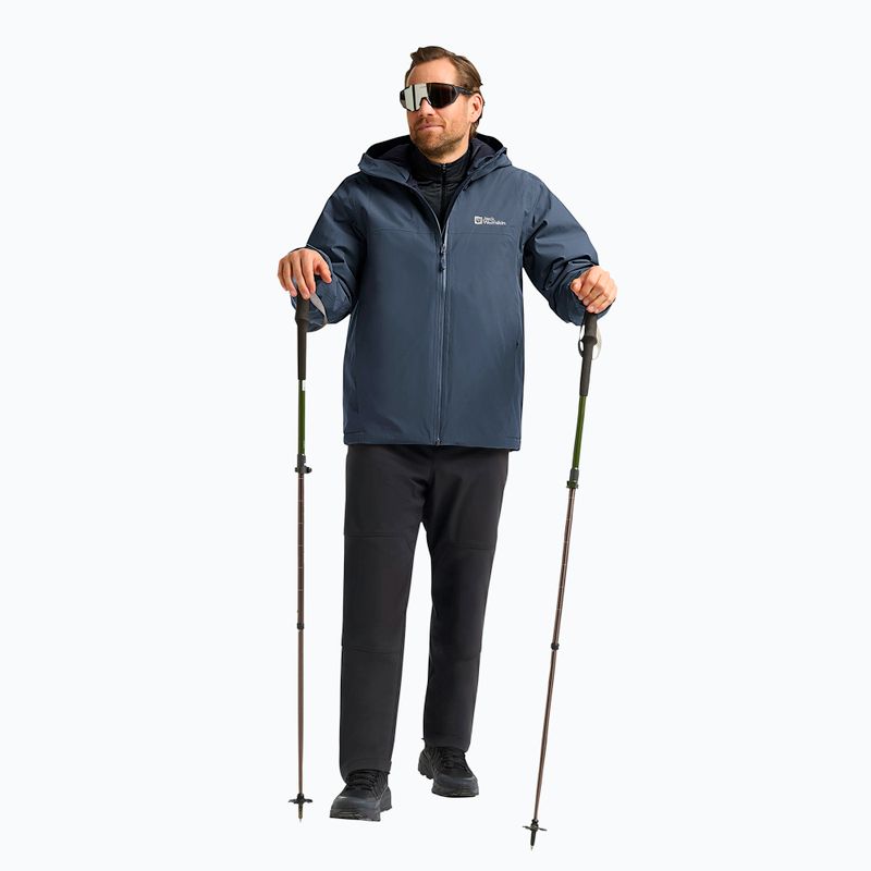 Geacă cu puf pentru bărbați Jack Wolfskin Wisper Ins midnight sky/dark navy 2