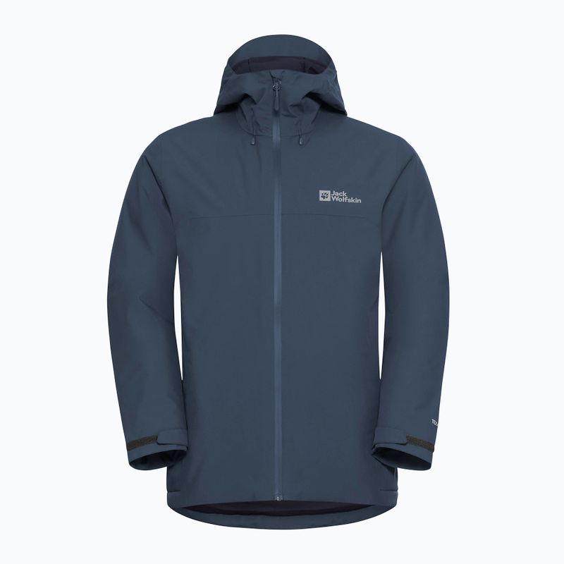 Geacă cu puf pentru bărbați Jack Wolfskin Wisper Ins midnight sky/dark navy 7