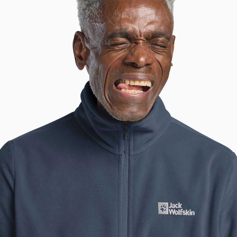 Hanorac polar pentru bărbați Jack Wolfskin Taunus Fz midnight sky 4