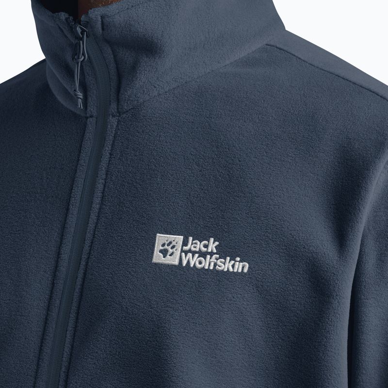 Hanorac polar pentru bărbați Jack Wolfskin Taunus Fz midnight sky 5