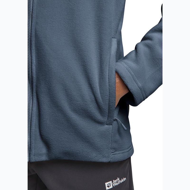 Bluză fleece pentru bărbați Jack Wolfskin Winterstein Fz midnight sky 5