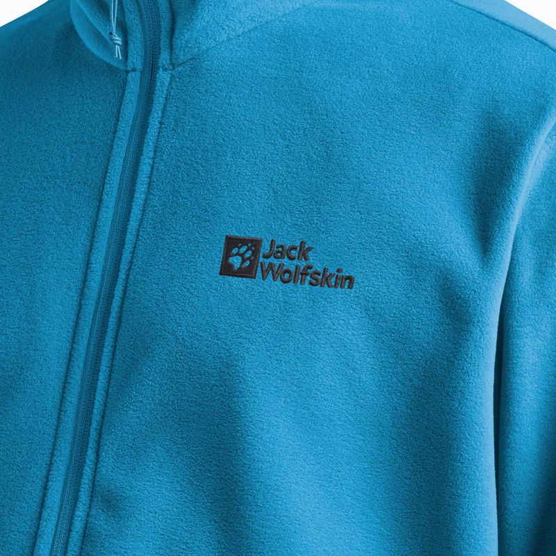Bluză fleece pentru bărbați Jack Wolfskin Taunus Fz aurora blue 5