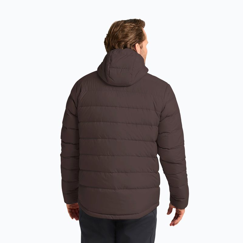 Geacă cu puf pentru bărbați Jack Wolfskin Ather Down Hoody peat 3