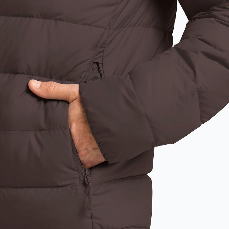 Geacă cu puf pentru bărbați Jack Wolfskin Ather Down Hoody peat 5