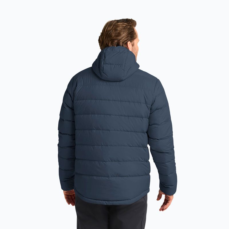Geacă cu puf pentru bărbați Jack Wolfskin Ather Down Hoody midnight sky/dark navy 3