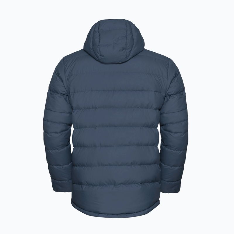 Geacă cu puf pentru bărbați Jack Wolfskin Ather Down Hoody midnight sky/dark navy 8