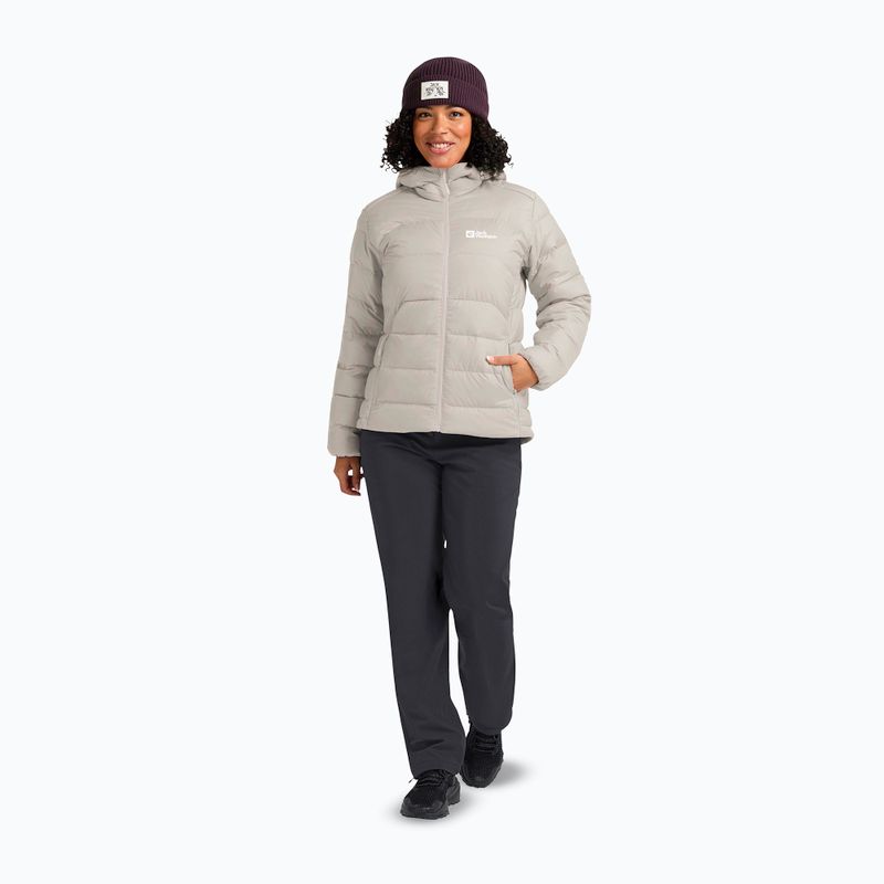 Geacă cu puf pentru femei Jack Wolfskin Ather Down Hoody pale sand 2