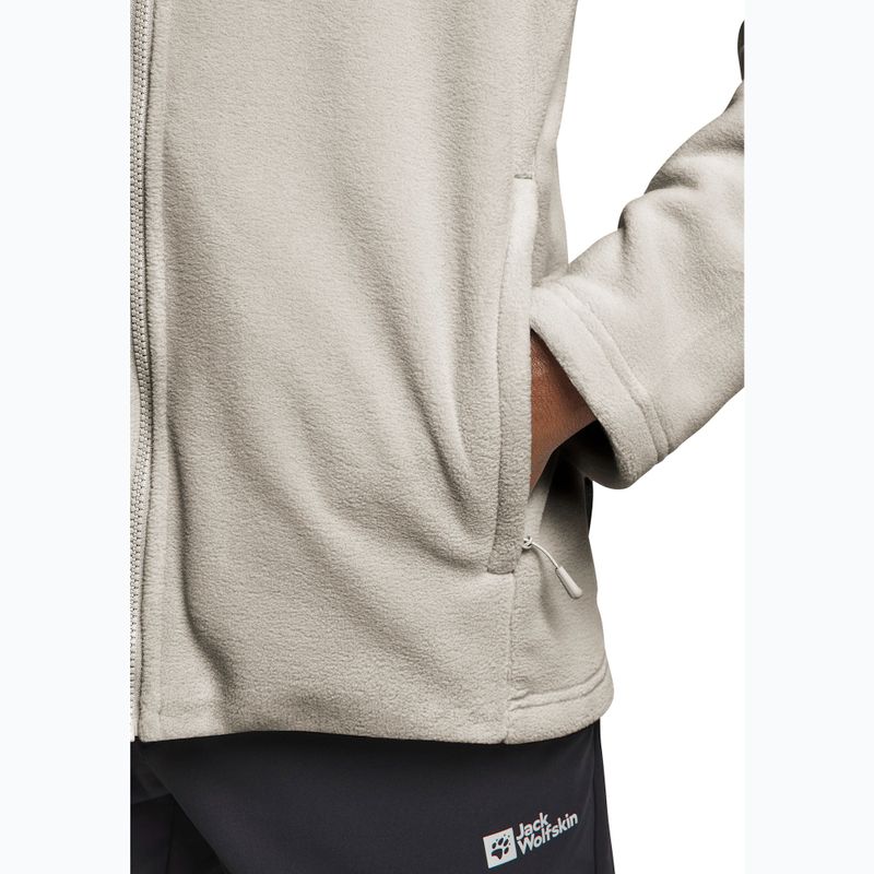 Bluză fleece pentru bărbați Jack Wolfskin Winterstein Fz pale sand 5