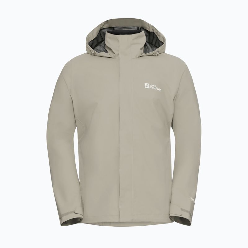 Geacă de ploaie pentru bărbați Jack Wolfskin Trailtime 2L linen 7