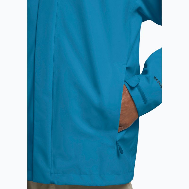 Geacă de ploaie pentru bărbați Jack Wolfskin Trailtime 2L aurora blue 5