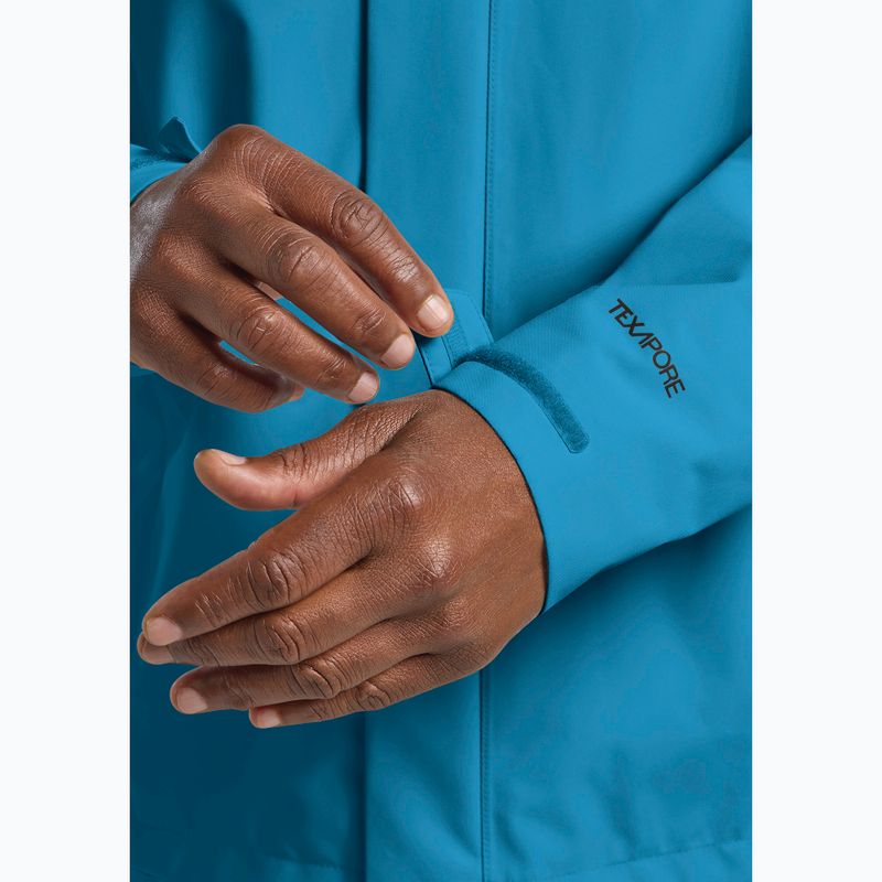 Geacă de ploaie pentru bărbați Jack Wolfskin Trailtime 2L aurora blue 6