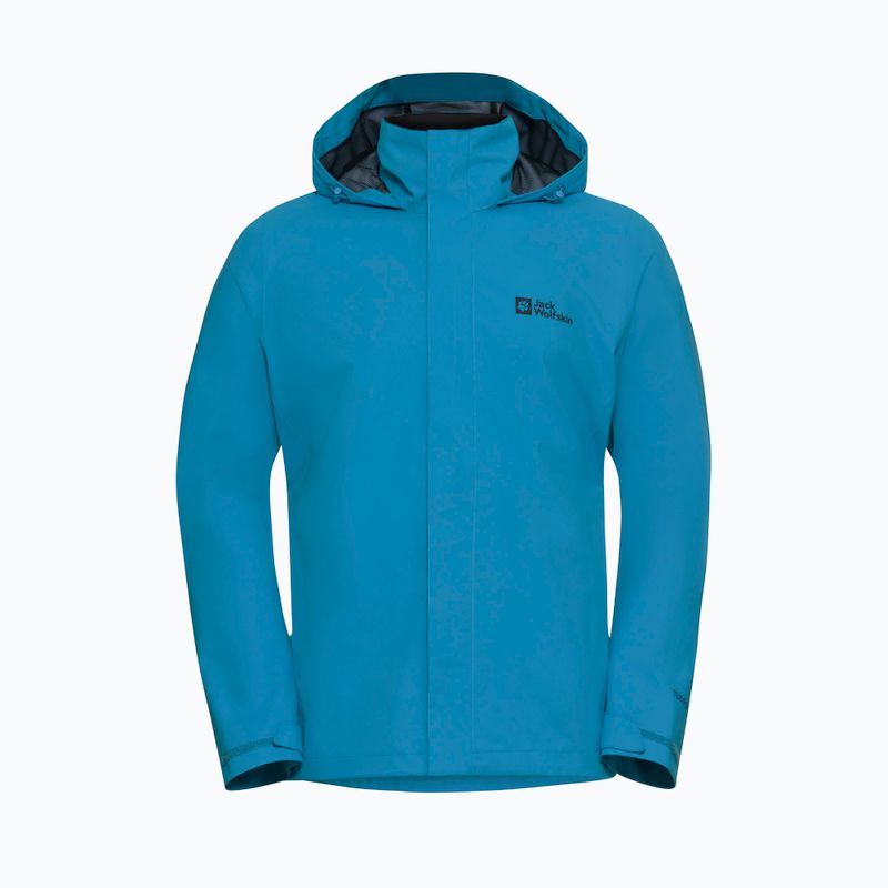 Geacă de ploaie pentru bărbați Jack Wolfskin Trailtime 2L aurora blue 7