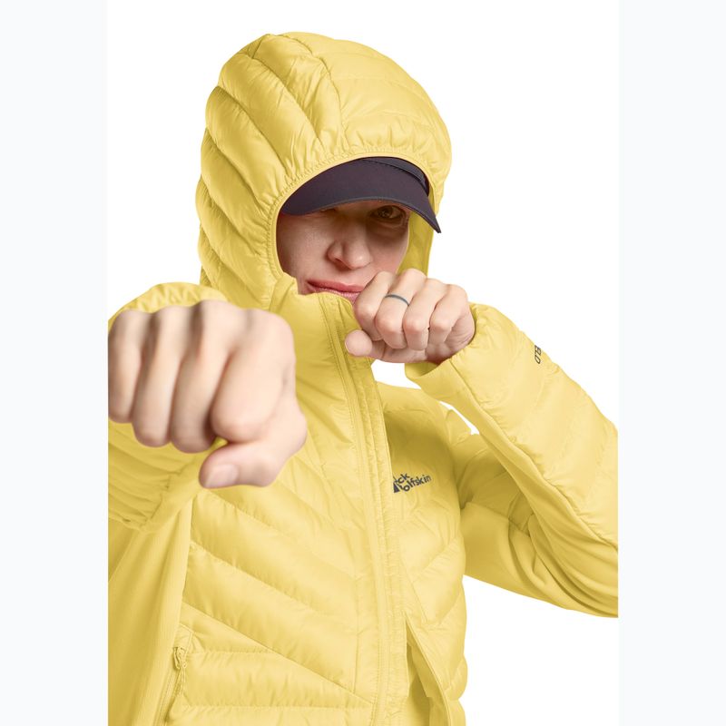 Geacă hibridă damă Jack Wolfskin Routeburn Pro Ins lemon ice 5