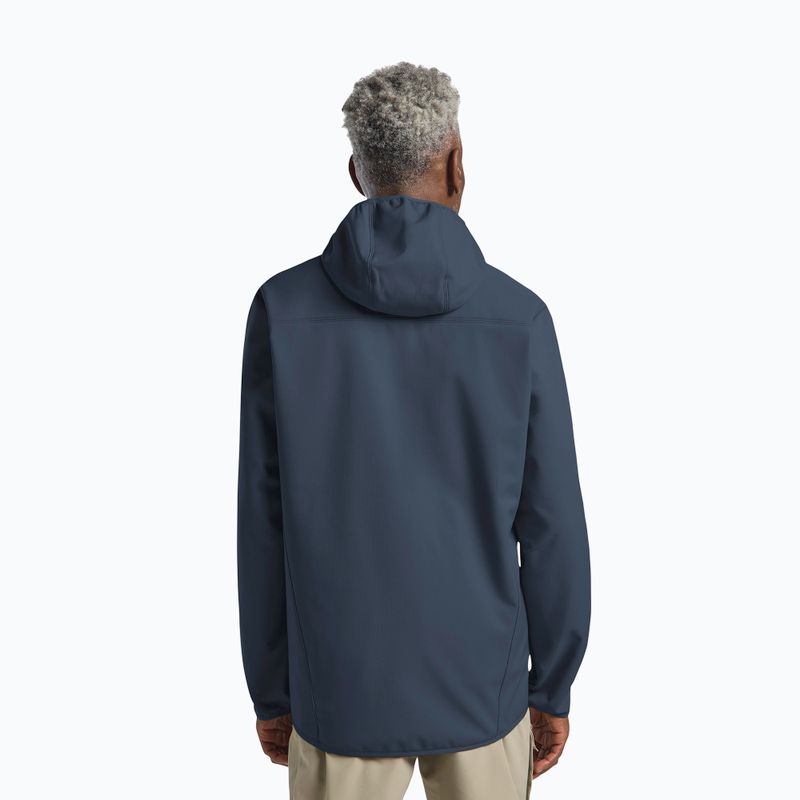 Geacă softshell pentru bărbați Jack Wolfskin Bornberg Hoody midnight sky 3