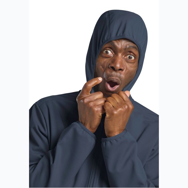 Jacheta softshell pentru bărbați Jack Wolfskin Bornberg Hoody midnight sky 4
