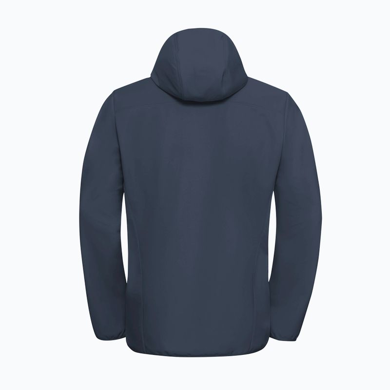 Jacheta softshell pentru bărbați Jack Wolfskin Bornberg Hoody midnight sky 7