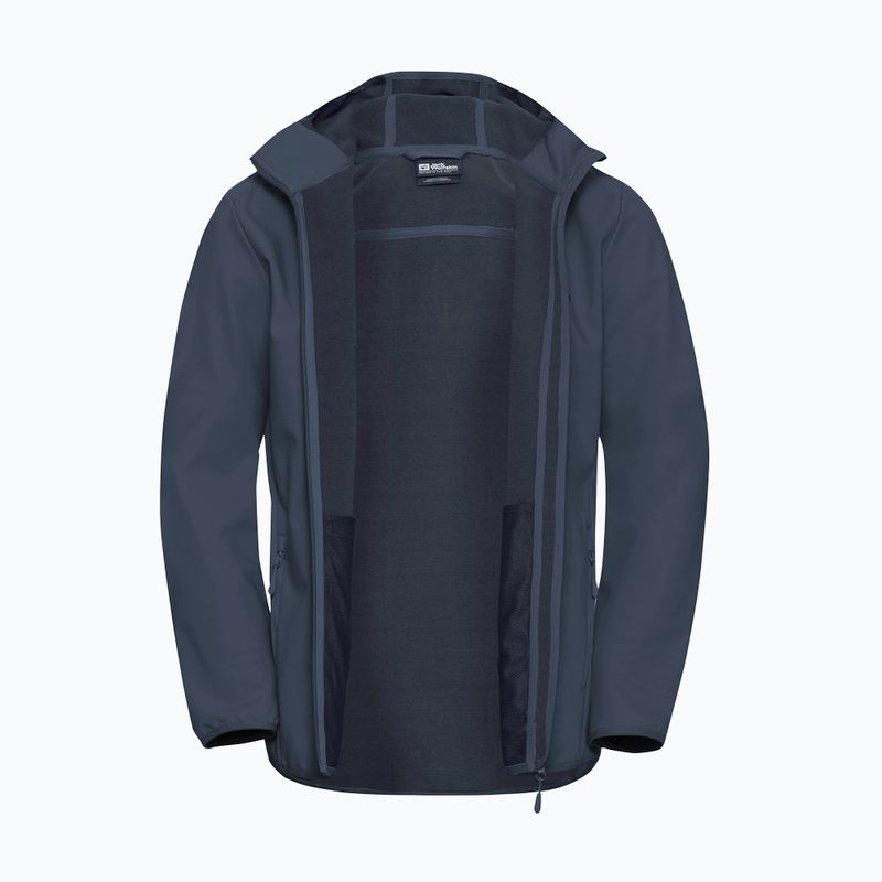 Jacheta softshell pentru bărbați Jack Wolfskin Bornberg Hoody midnight sky 8