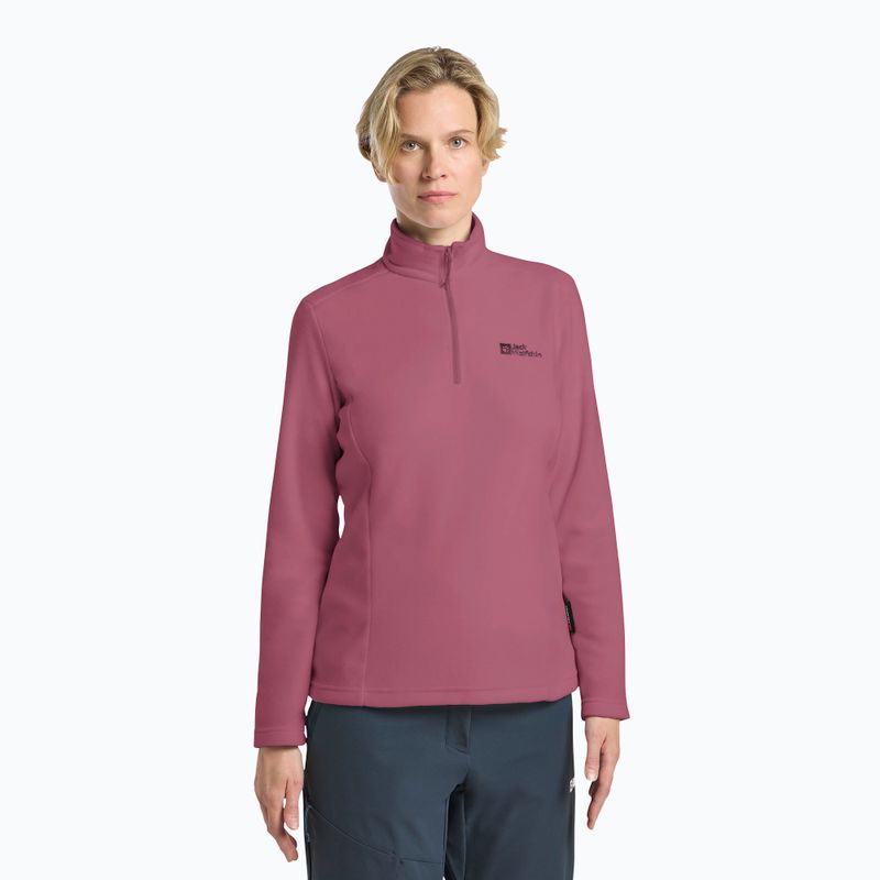 Hanorac de drumeție pentru femei Jack Wolfskin Taunus Hz raisin