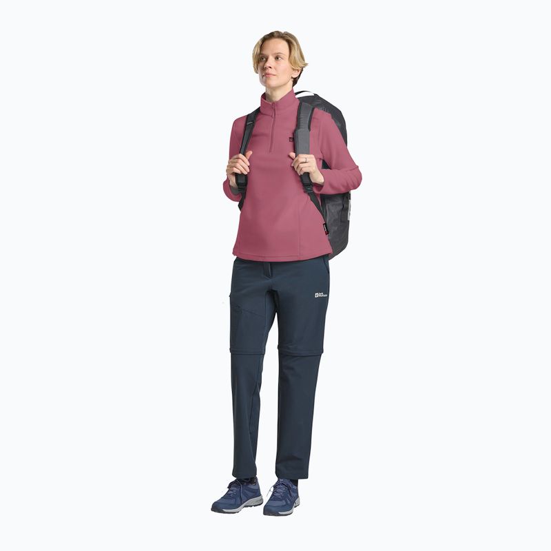 Hanorac de drumeție pentru femei Jack Wolfskin Taunus Hz raisin 2
