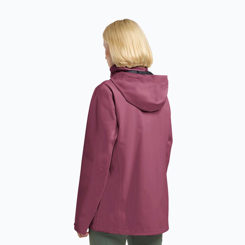 Geacă de ploaie damă Jack Wolfskin Trailtime 2L raisin 3