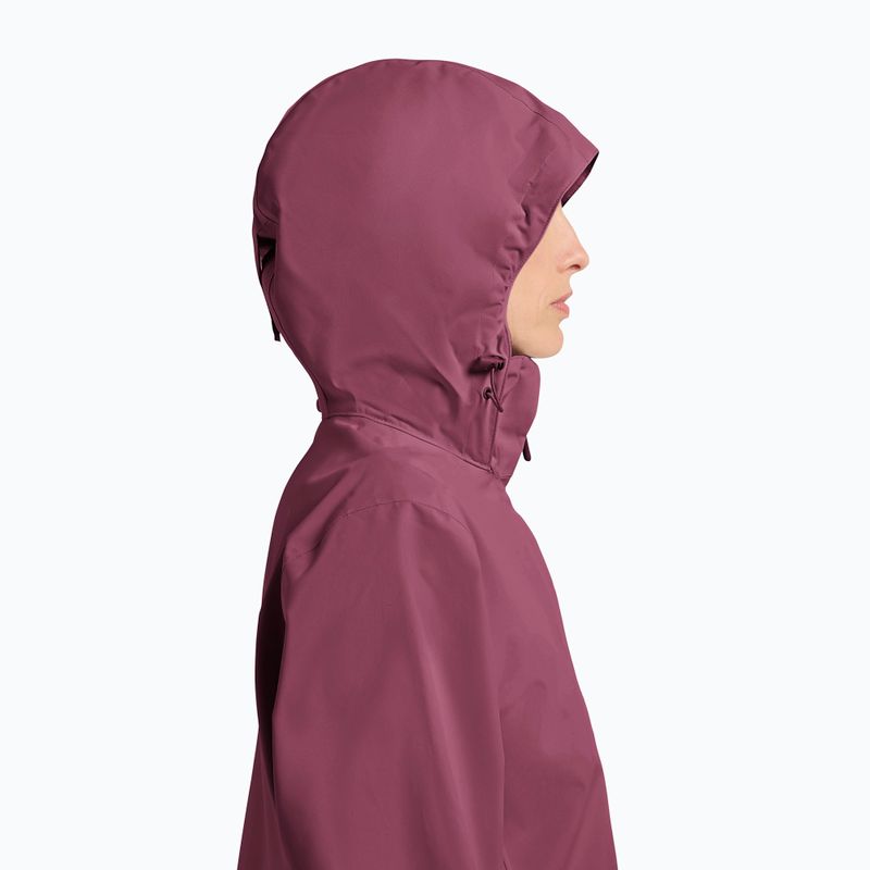 Geacă de ploaie damă Jack Wolfskin Trailtime 2L raisin 4