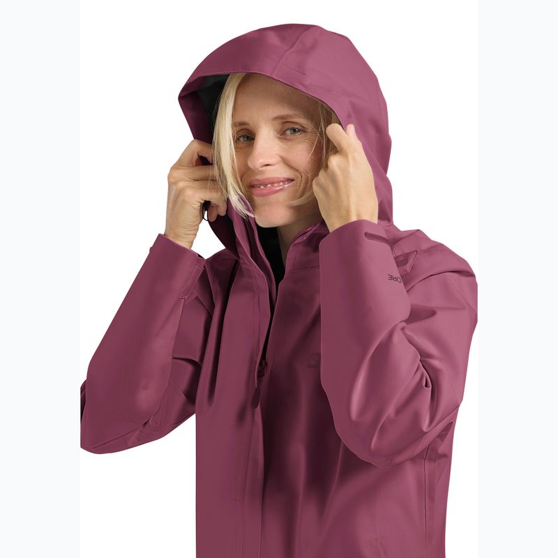 Geacă de ploaie damă Jack Wolfskin Trailtime 2L raisin 5