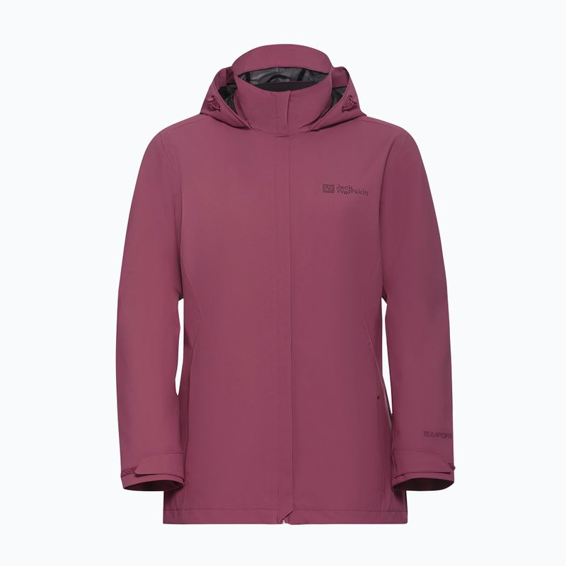 Geacă de ploaie damă Jack Wolfskin Trailtime 2L raisin 8