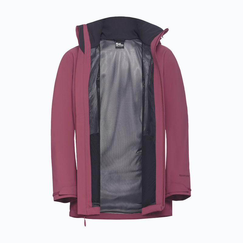 Geacă de ploaie damă Jack Wolfskin Trailtime 2L raisin 10