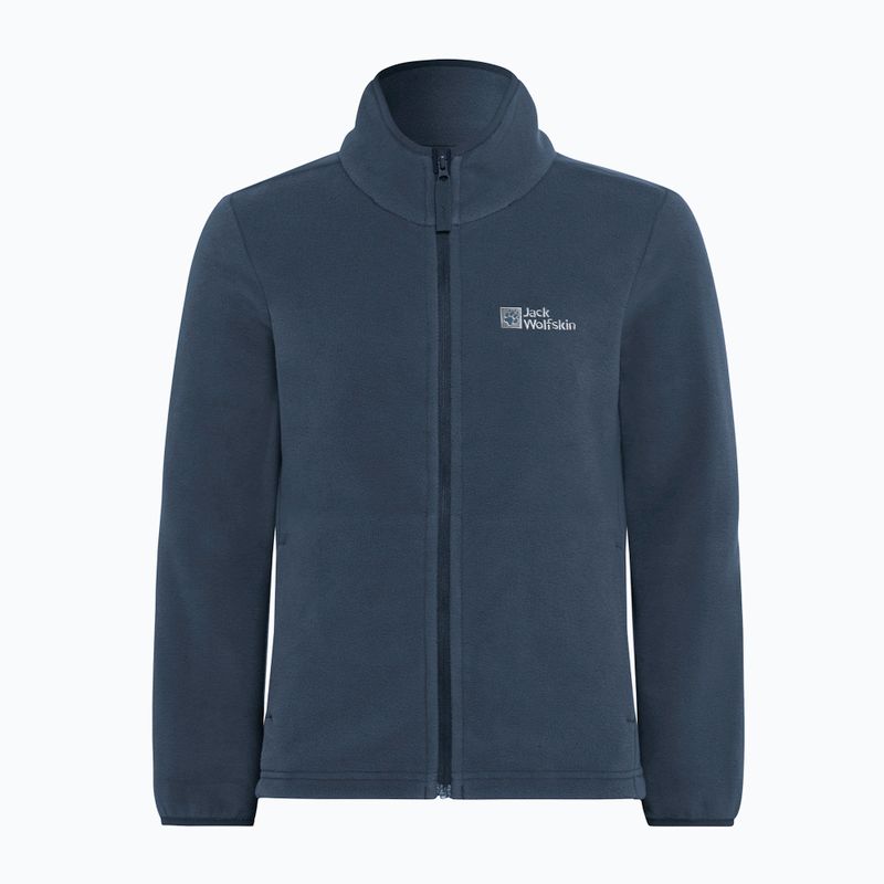 Hanorac fleece pentru copii Jack Wolfskin Taunus midnight sky