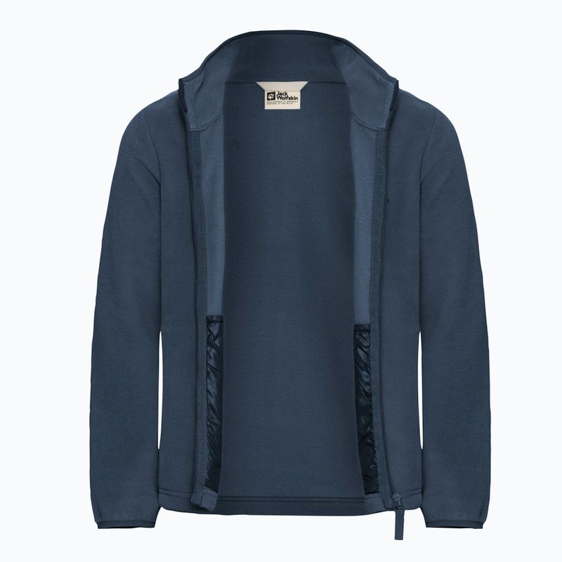 Hanorac fleece pentru copii Jack Wolfskin Taunus midnight sky 3