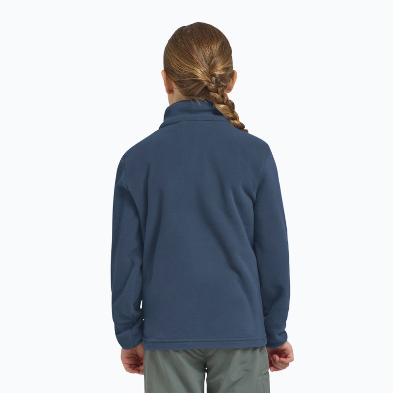 Hanorac fleece pentru copii Jack Wolfskin Taunus midnight sky 10
