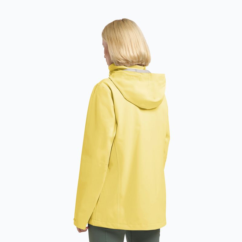 Geacă de ploaie pentru femei Jack Wolfskin Trailtime 2L lemon ice 3
