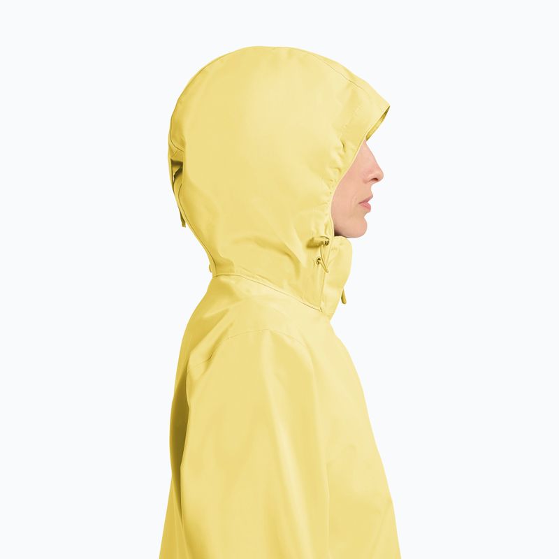 Geacă de ploaie pentru femei Jack Wolfskin Trailtime 2L lemon ice 4