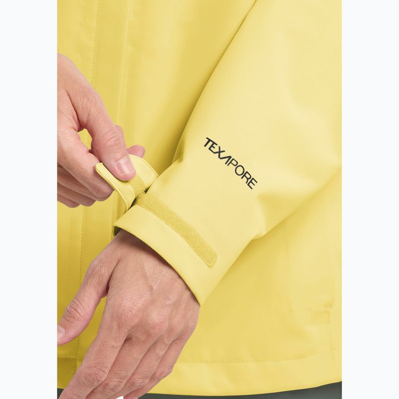 Geacă de ploaie pentru femei Jack Wolfskin Trailtime 2L lemon ice 7