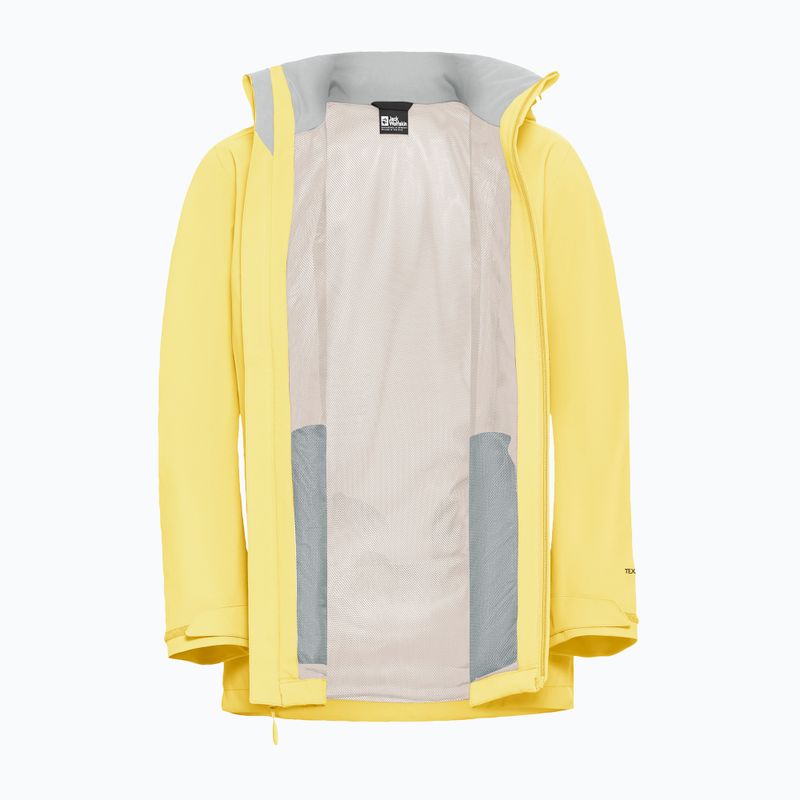 Geacă de ploaie pentru femei Jack Wolfskin Trailtime 2L lemon ice 10