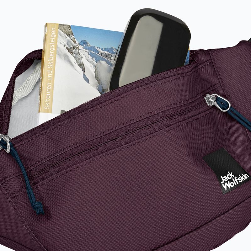 Borsetă Jack Wolfskin Konya Hipbag 2 l amaranth 6