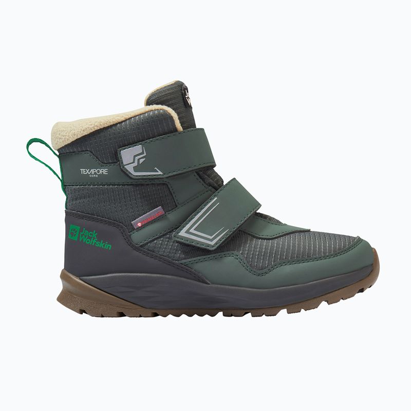Încălțăminte pentru copii Jack Wolfskin Polar Bear-B Texapore Mid Vc mystic green